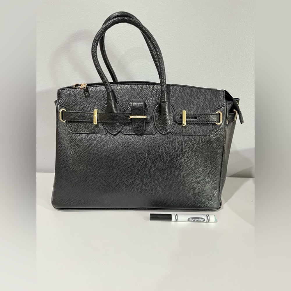 Reposted - Black Tuscany Leather handbag EUC